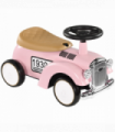 AIYAPLAY Foot To Floor Slider with Steering Wheel for 12-36 Months Pink