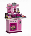 AIYAPLAY Kids Kitchen with 33 Piece Accessories, Lights, Sounds, Storage