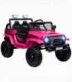 AIYAPLAY Kids Ride On Car, 12V Electric Truck w/ Suspension - Pink