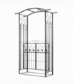Outsunny Garden Entrance Arch Bench Outdoor Patio Rose Trellis Climbing Plant