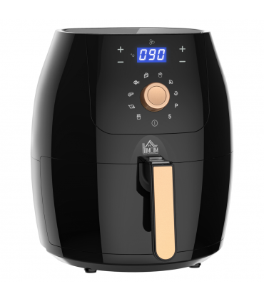 Air Fryer Digital Display Adjustable Temperature Black 37H x 41L x 33Wcm
