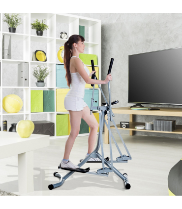 Air Walker Glider Cross Trainer Fitness Machine with LCD for Home Gym HOMCOM