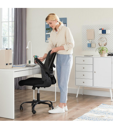 Drafting Chair Swivel Wheels Adjustable Seat Height Breathable Mesh Stable Frame