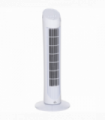 HOMCOM 30" Tower Fan Noise Reduction Wind 3-Level Cool ABS Indoor White