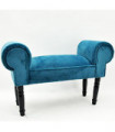 BLUE VELVET WINDOW SEAT