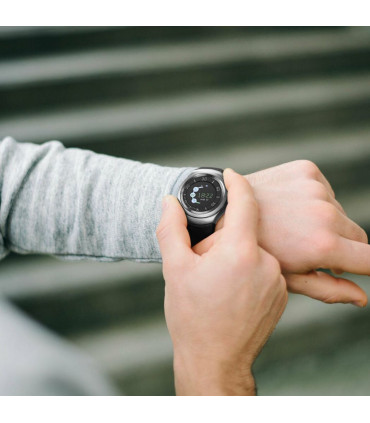 Bas-Tek G4S Bluetooth Connectivity Touch Screen Smart Wrist Watch, space Grey