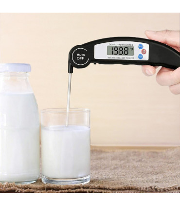 Digital Food Thermometer - BLACK