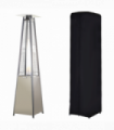 10.5KW Patio Gas Heater Outdoor Pyramid Propanes Heater w/ Cover