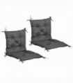 Set of 2 Garden Chair Cushions Seat Pad for Outdoor & Indoor Use
