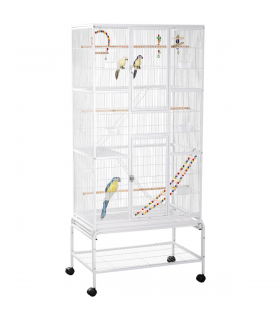 3 Tier Bird Cage W/ Stand Toy, for Canary Finch Cockatiel Parakeet Budgie