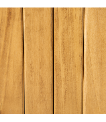 2 Seater Wood Garden Storage Bench Outdoor Storage Box Natural