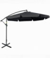 2.7m Garden Cantilever Banana Parasol Sun Shade w/ Crank, Black