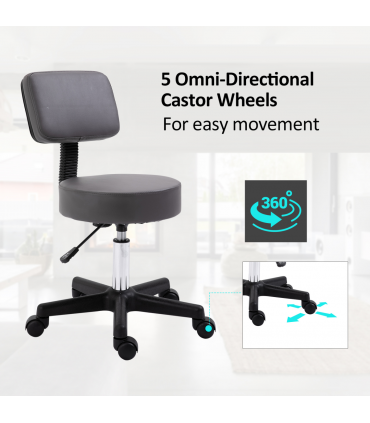 Desk Table Top Storage Unit Organiser w/ Drawers Shelf Book Holder Grey 35cm