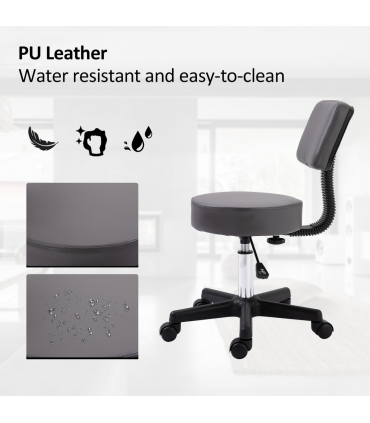 Desk Table Top Storage Unit Organiser w/ Drawers Shelf Book Holder Grey 35cm