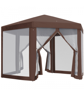 Hexagonal Garden Gazebo Party Tent Patio Marquee Canopy