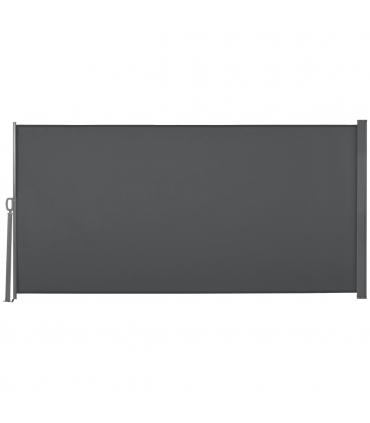 3x1.6M Retractable Side Awning Screen Fence Patio Privacy Divider Grey