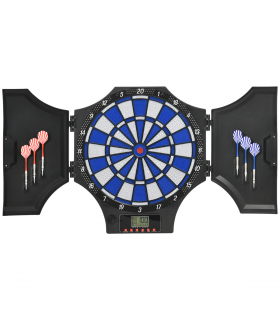 Electronic Dart Board Set with Cabinet, 31 Games, for 8 Players