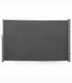 3x1.8M Retractable Side Awning Screen Fence Patio Privacy Divider Grey