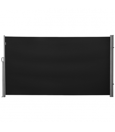 3x1.8M Retractable Side Awning Screen Fence Patio Privacy Divider Black