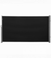 3x1.8M Retractable Side Awning Screen Fence Patio Privacy Divider Black