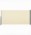 3x1.6M Retractable Side Awning Screen Fence Patio Privacy Divider Cream