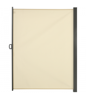 3x2M Retractable Side Awning Screen Fence Patio Privacy Divider Cream