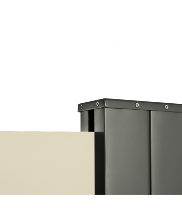 3x2M Retractable Side Awning Screen Fence Patio Privacy Divider Cream