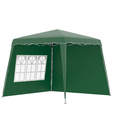 2.4 x 2.4m UV50+ Pop Up Gazebo Canopy Tent with Carry Bag, Green