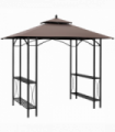2.5x1.5m BBQ Tent Canopy Patio Outdoor Awning Gazebo Party Sun Shelter