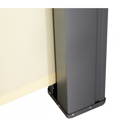 3x1.8M Retractable Side Awning Screen Fence Patio Privacy Divider Cream