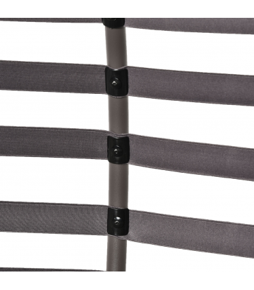 Egg Chair w/ Cushion Steel Frame and Side Pocket for Indoor Outdoor