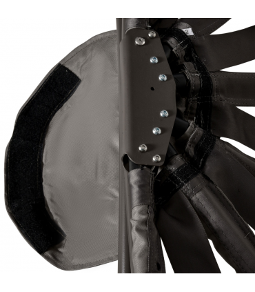 Egg Chair w/ Cushion Steel Frame and Side Pocket for Indoor Outdoor