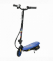 Folding Electric Scooter E-Scooter w/ LED Headlight, for Ages 7-14 Years - Blue