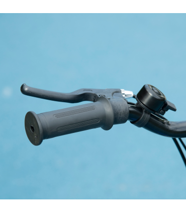 Folding Electric Scooter E-Scooter w/ LED Headlight, for Ages 7-14 Years - Blue