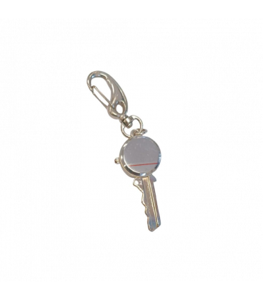 Imperial Key Chain Clock Key Silver IMP706- CLEARANCE NEEDS RE-BATTERY