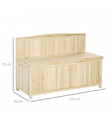 Fir Wood Garden Bench