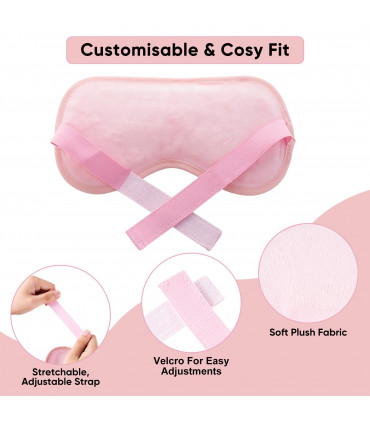Gel Cooling Eye Mask Reusable Microwavable Freezable Eye Compress