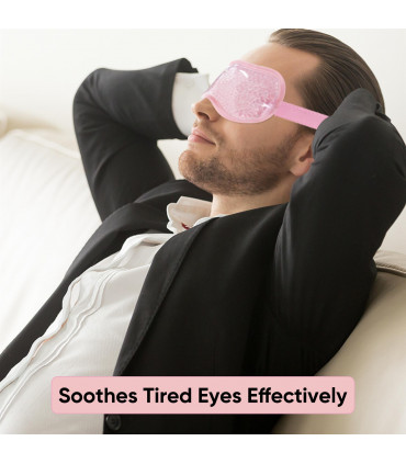 Gel Cooling Eye Mask Reusable Microwavable Freezable Eye Compress