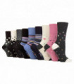 Gentle Grip - Ladies 9 Pack Bamboo Socks (39/40/41)
