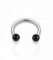 316L Surgical Steel Circular Barbell with Anodised Ball