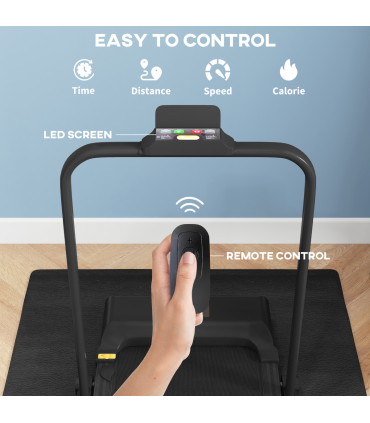 HOMCOM 2.5HP Folding Treadmill Walking Pad with Remote Control, 1-10KM/H