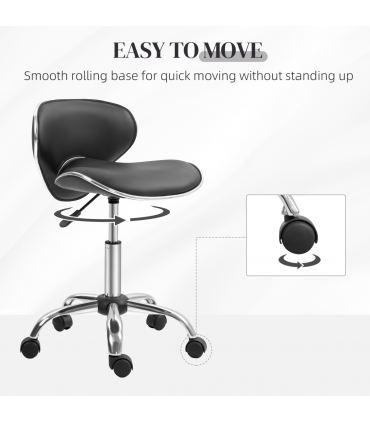 HOMCOM 24V Electric Go Kart for Kids with Adjustable Seat, Red