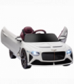 Bentley Bacalar Licensed 12V Kids Electric Car w/ Portable Battery - White