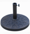 Outsunny 13kg Garden Parasol Base Round Resin Umbrella Stand Holder Bronze Tone