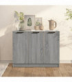 Sideboard Grey Sonoma 90.5x30x70 cm Engineered Wood