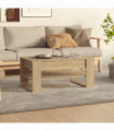 vidaXL Coffee Table Sonoma Oak 102x55x45 cm Engineered Wood