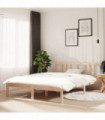 Bed Frame Solid Wood 135x190 cm 4FT6 Double