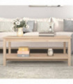 Coffee Table 110x55x45 cm Solid Wood Pine