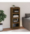 Book Cabinet Honey Brown 50x35x125.5 cm Solid Wood Pine