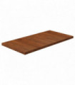 Bathroom Countertop Dark Brown 80x40x2.5cm Treated Solid Wood